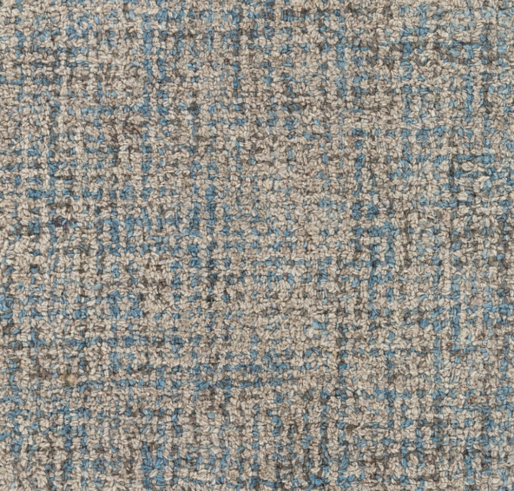 AEN1002-1616 18 in. Aiden Texture Sample Area Rug - Navy, Charcoal
