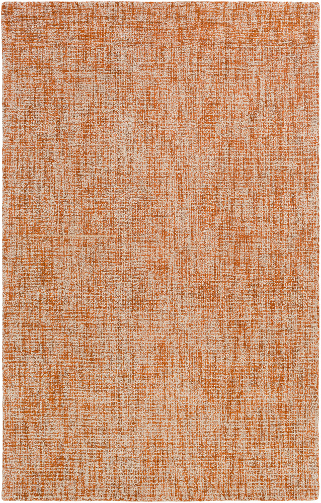 AEN1003-1616 18 in. Aiden Texture Sample Area Rug - Burnt Orange, Khaki