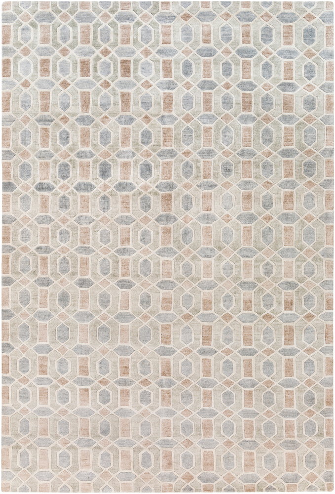 FNT1002-1616 18 in. Florentine Modern Sample Area Rug - Multicolor