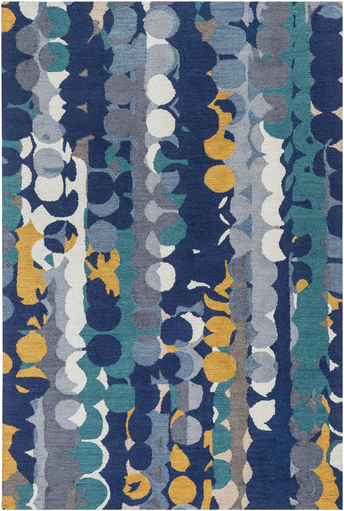 INM1005-1616 18 in. Inman Modern Sample Area Rug - Multicolor