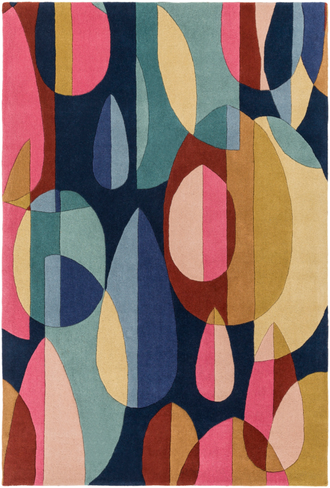 FM7206-1616 18 in. Forum Modern Sample Area Rug - Multicolor