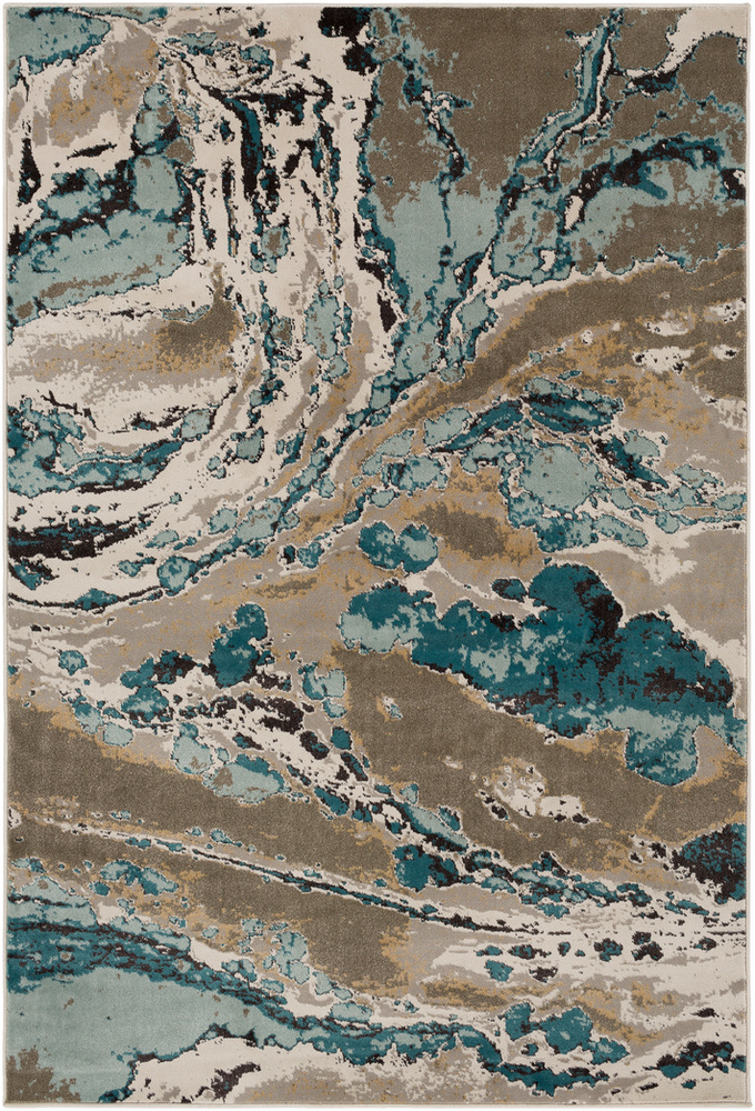 SIB1017-1616 18 in. Steinberger Modern Sample Area Rug - Multicolor