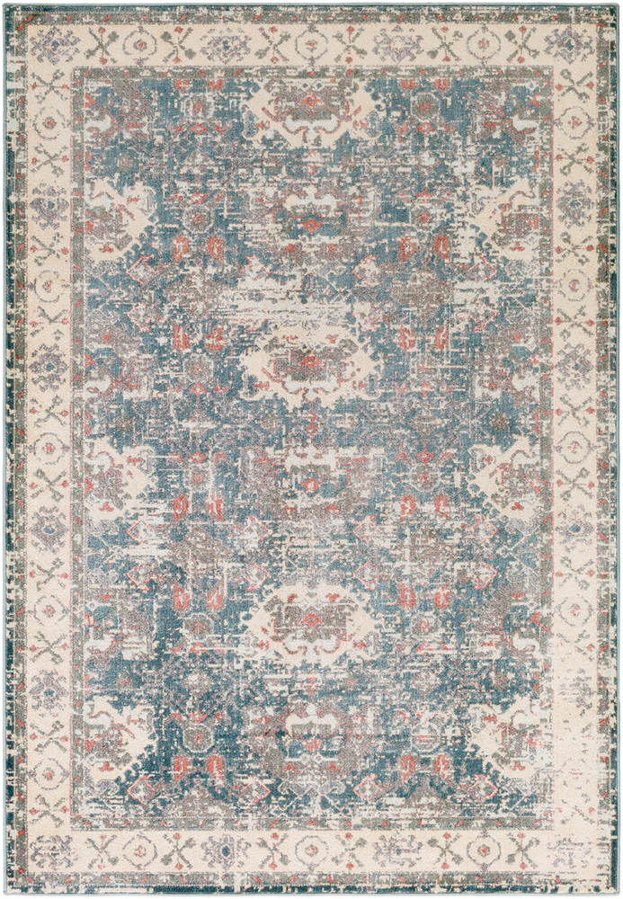 SRE1014-1616 18 in. Serene Updated Traditional Sample Area Rug - Multicolor