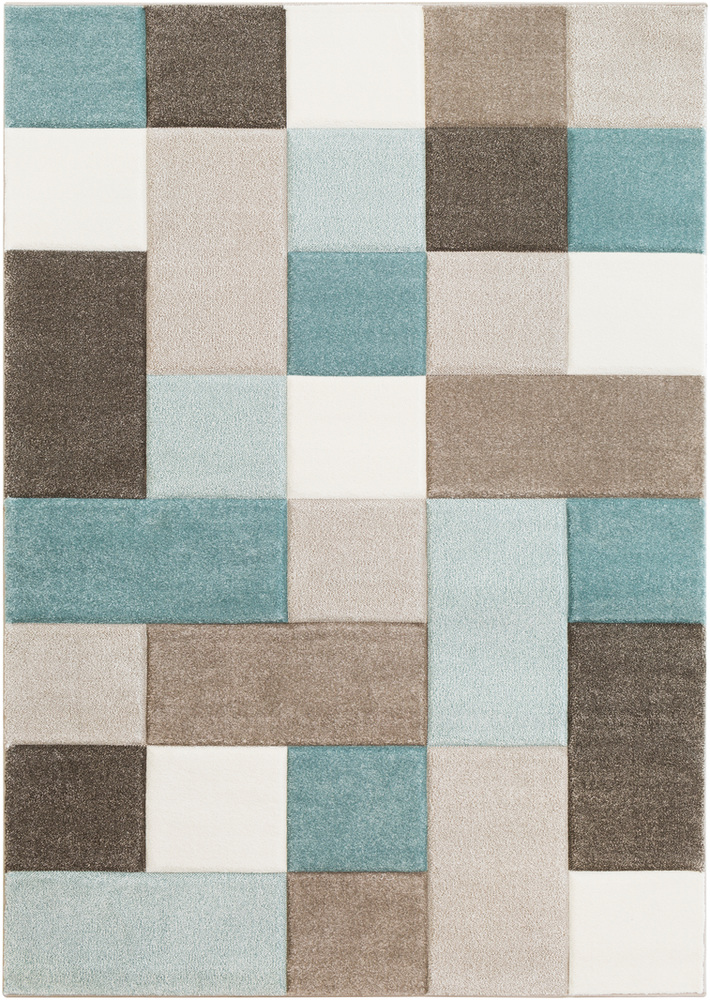 SAC2300-1616 18 in. Santa Monica Modern Sample Area Rug - Multicolor