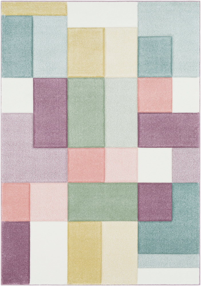 SAC2305-1616 18 in. Santa Monica Modern Sample Area Rug - Multicolor