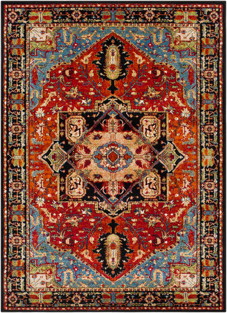 SRP1014-1616 18 in. Serapi Traditional Sample Area Rug - Multicolor
