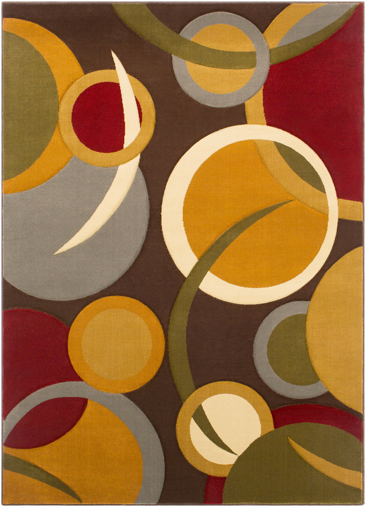 ETS2329-1616 18 in. Rafetus Modern Sample Area Rug - Multicolor