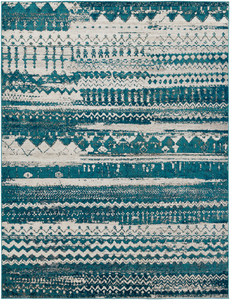 PDT2301-1616 18 in. Presidential Modern Sample Area Rug - Multicolor