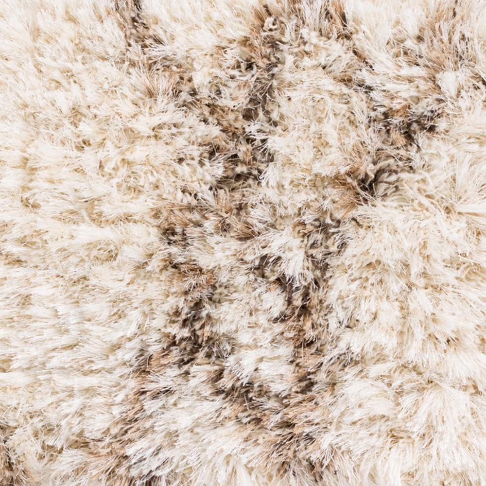 FM7175-1616 18 in. Forum Modern Sample Area Rug - Burnt Orange, Cream