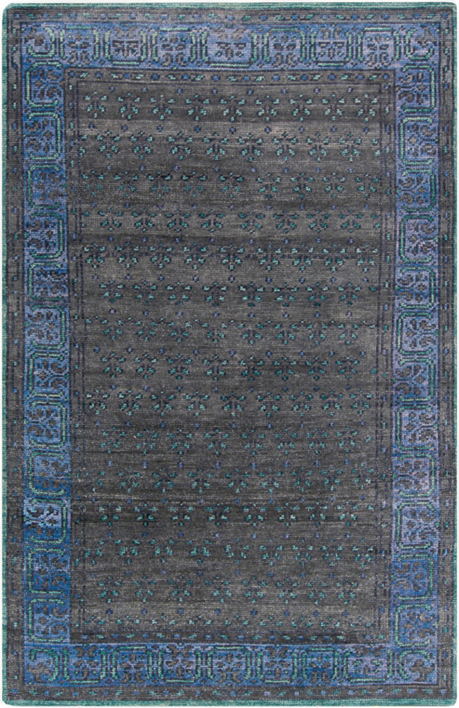 GDS7500-1616 18 in. Goddess Shag Sample Area Rug - Sage