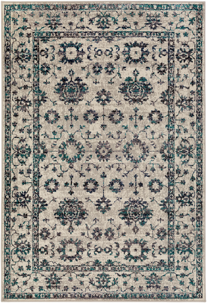 HDP2009-1616 18 in. Hudson Park Modern Sample Area Rug - Bright Orange, Cream