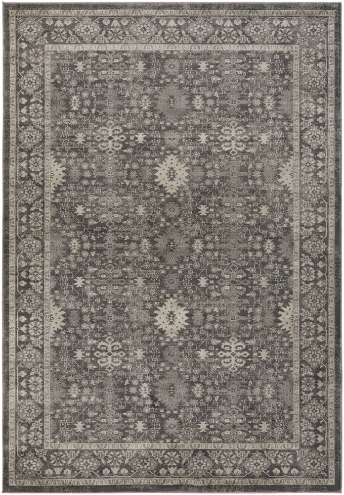 JSP8003-1616 18 in. Jasper Shag Sample Area Rug - Medium Gray