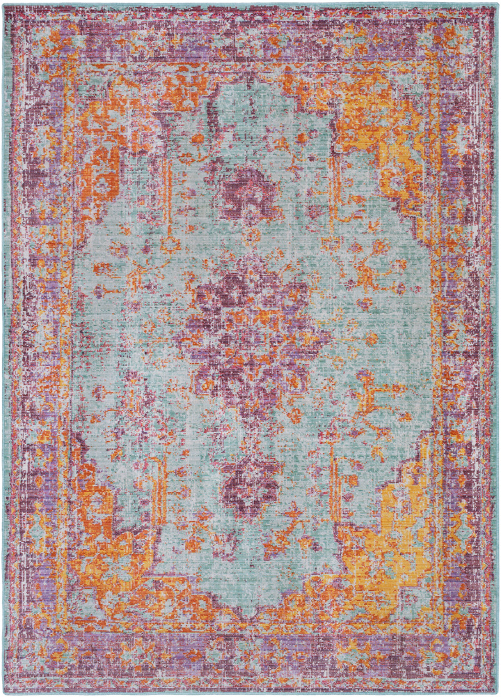 PAR1006-1616 18 in. Paramount Traditional Sample Area Rug - Camel, Beige & Sage