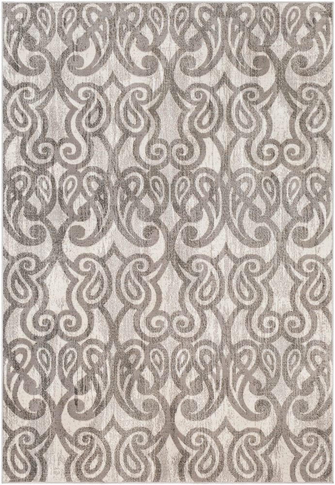PBG1000-1616 18 in. Pembridge Transitional Sample Area Rug - Charcoal, Light Gray