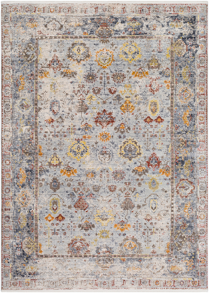 PRT1002-1616 18 in. Portera Indoor & Outdoor Sample Area Rug - Multicolor