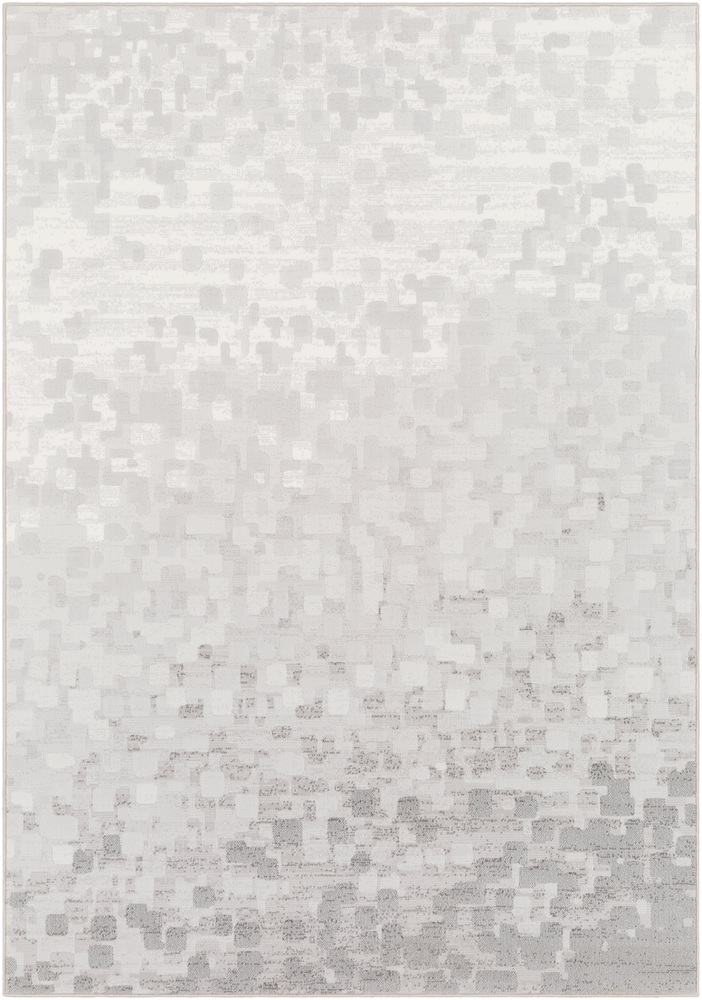 SHI5001-1616 18 in. Shimmer Shag Sample Area Rug - Medium Gray