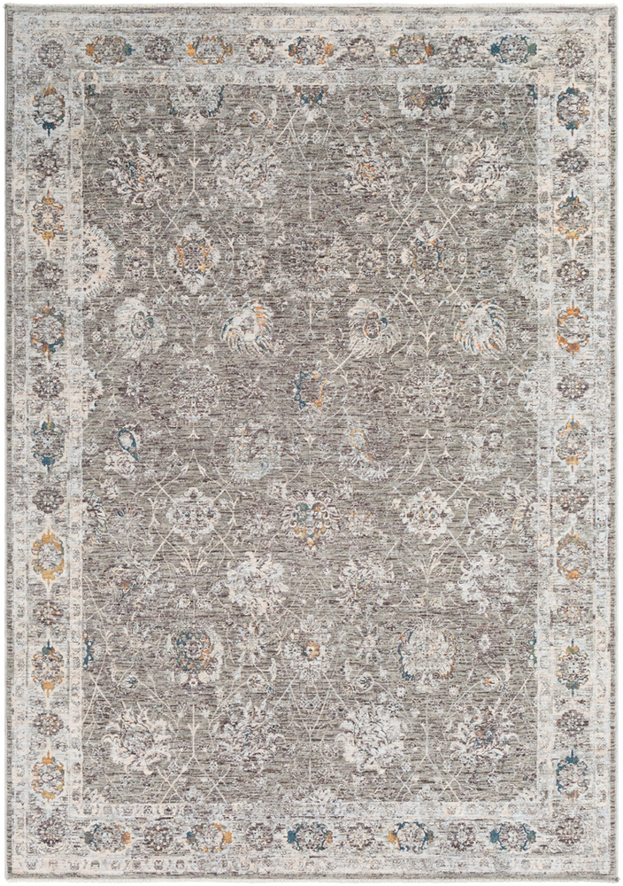 SYA1020-1616 18 in. Sonya Transitional Sample Area Rug - Khaki, Beige & Burnt Orange