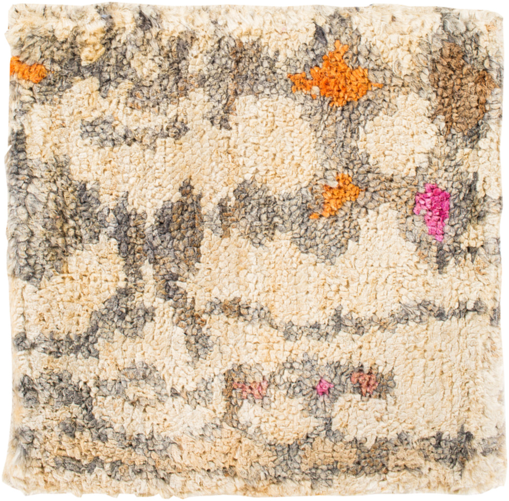 HAP1025-1616 18 in. Harput Updated Traditional Sample Area Rug - Dark Blue, Light Gray & Beige
