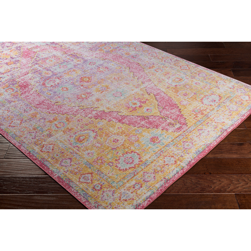 AIC2304-1616 18 in. Antioch Updated Traditional Sample Area Rug - Multicolor