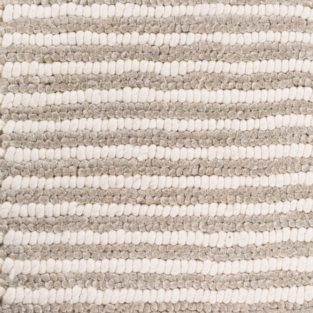 FIX4000-1616 18 in. Felix Texture Sample Area Rug - Medium Gray, Cream