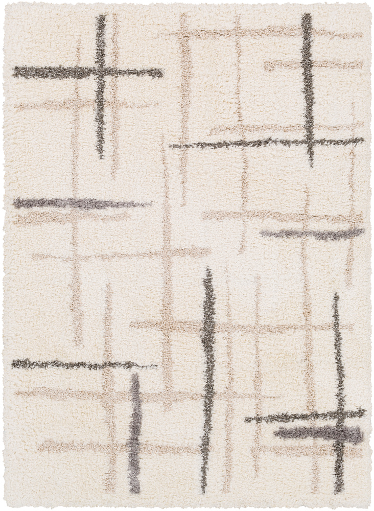 FAF1001-1616 18 in. Fanfare Shag Sample Area Rug - Multicolor
