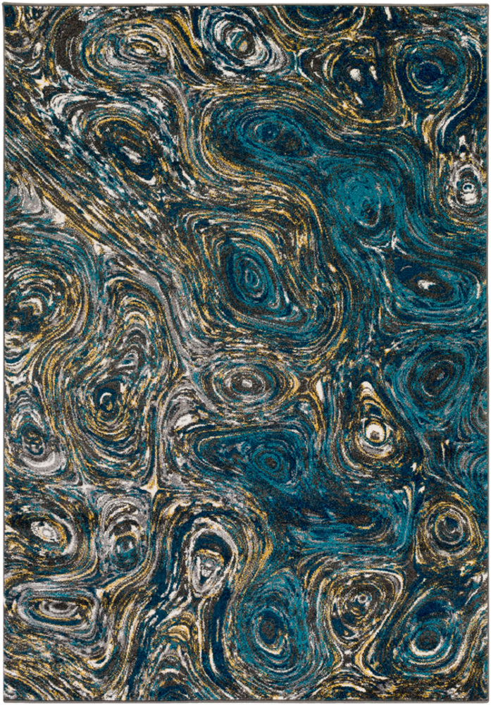 PEI1004-1616 18 in. Pepin Modern Sample Area Rug - Multicolor