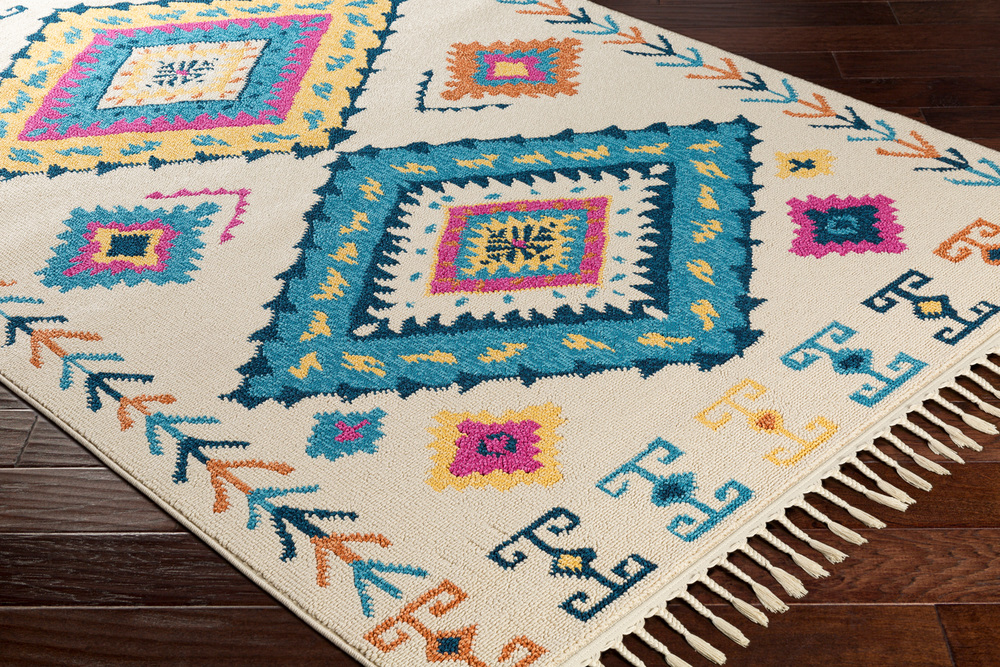 LOV2302-1616 18 in. Love Bohemian & Global Sample Area Rug - Multicolor