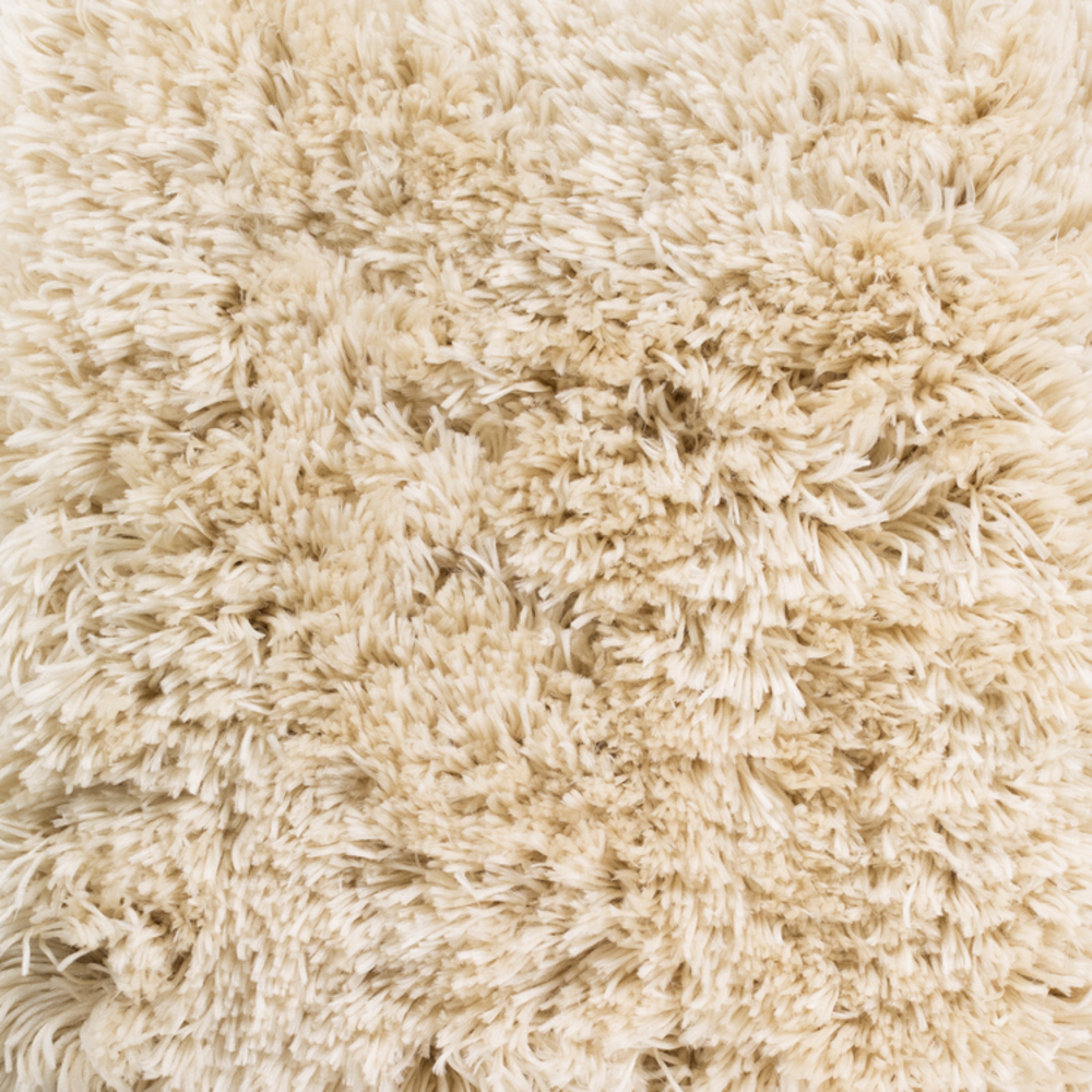 SBA9000-1616 18 in. Sheba Shag Sample Area Rug - Ivory