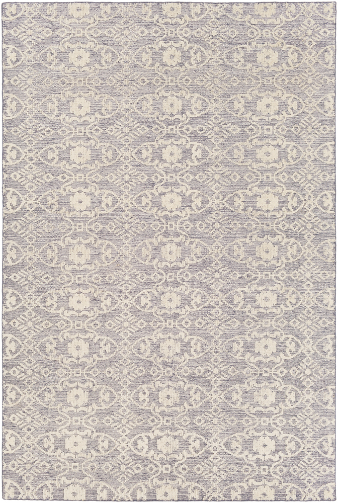 ITH5004-1616 18 in. Ithaca Transitional Sample Area Rug - Charcoal, Cream
