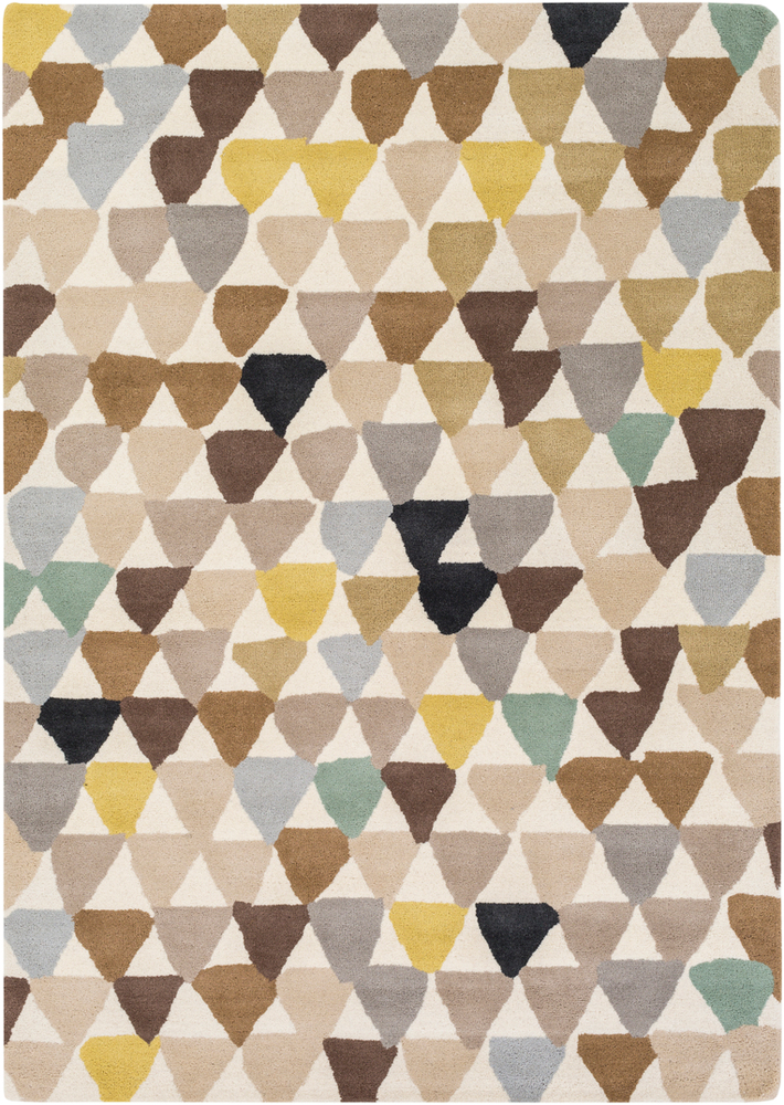 HQL8035-1616 18 in.  Modern Sample Area Rug - Multicolor
