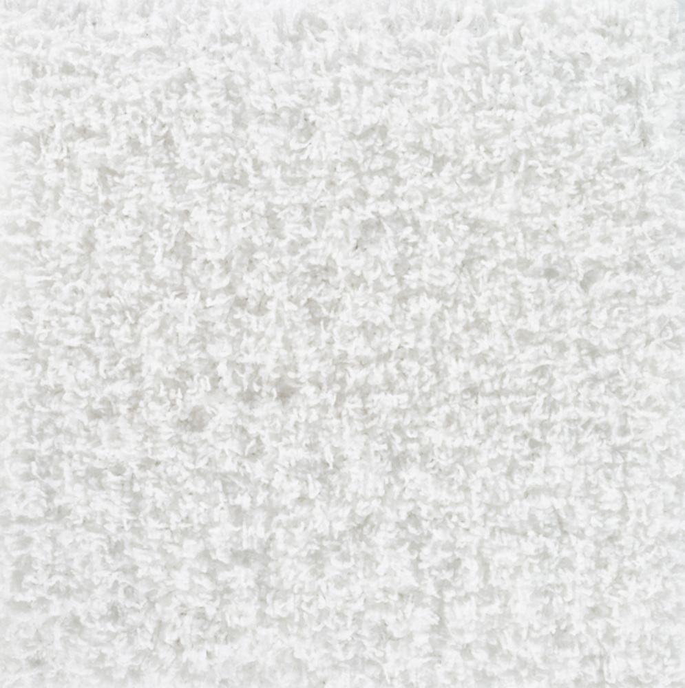 GYS4500-1616 18 in. Galaxy Shag Shag Sample Area Rug - White