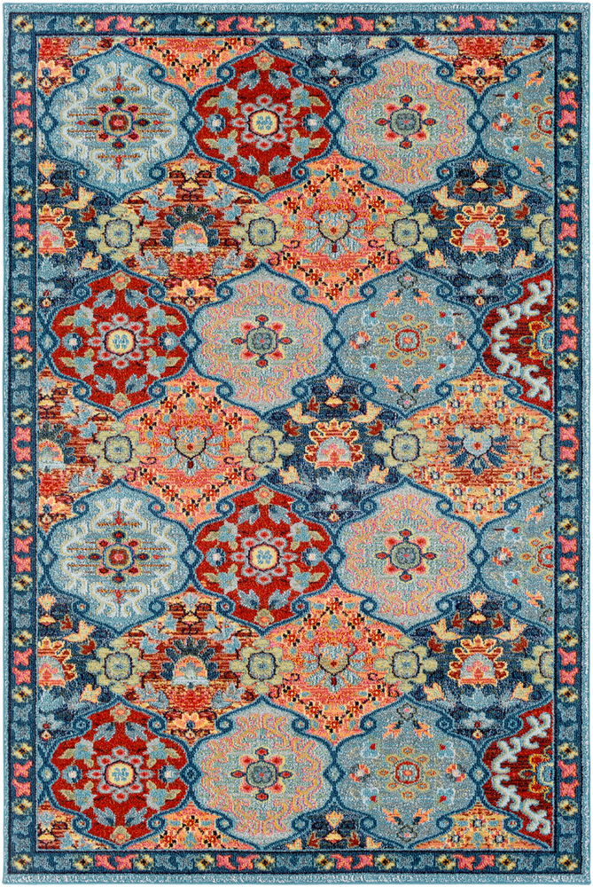 ANI1017-1616 18 in. Anika Updated Traditional Sample Area Rug - Multicolor