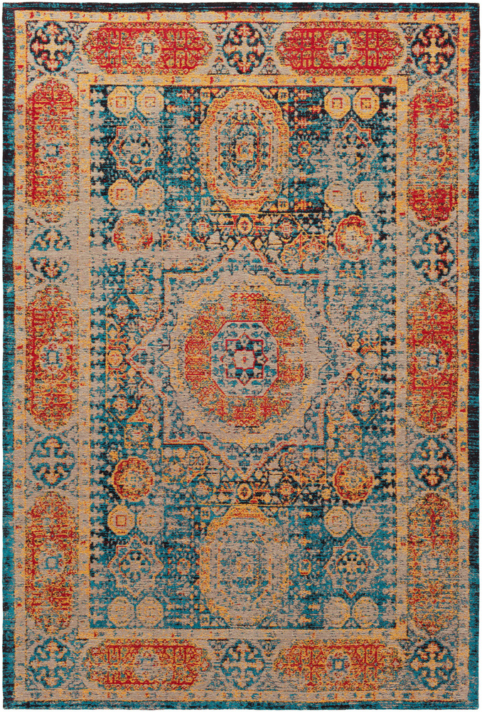 AMS1009-1616 18 in. Amsterdam Updated Traditional Sample Area Rug - Multicolor