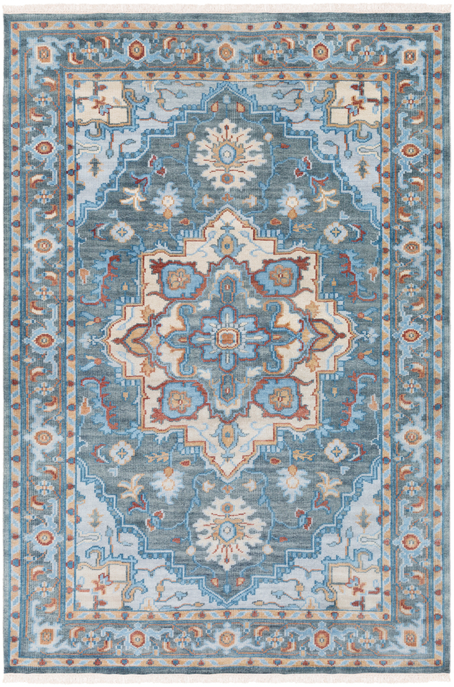 EXI1001-1616 18 in. Elixir Traditional Sample Area Rug - Multicolor