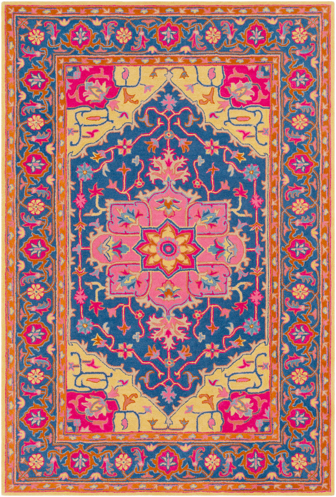 RJH1001-1616 18 in. Rajhari Updated Traditional Sample Area Rug - Multicolor