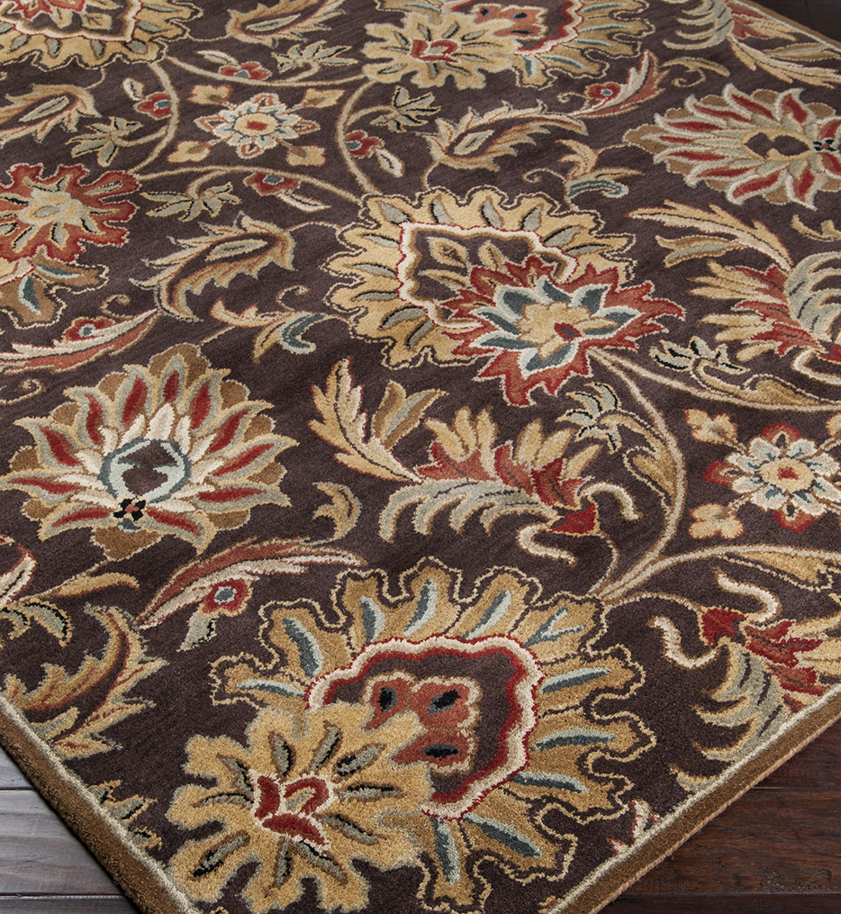 Picture of Livabliss CAE1028-24HM Caesar Rug- 100% Wool- Hand Tufted- Ivory/Gold/Black/Red/Rust/Sage- 2&apos;X4&apos; HEAR