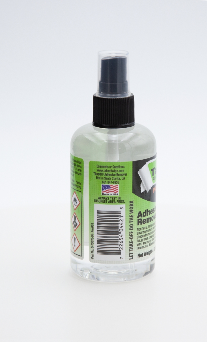 D-TOBTL-4 4 oz Adhesive Remover Bottle Spray