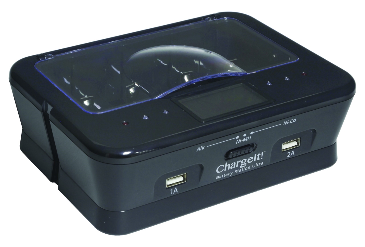 ChargeIt! Recharge Alkaline Batteries! - Black
