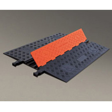 Picture of Checkers Safety Group GD3X75-B-B Guard Dog Low Profile-3 Channel with ADA Ramps, Black Lid & Base