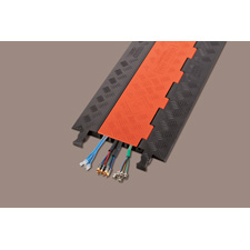 Picture of Checkers Safety Group GD3X75-ST-B-B Guard Dog Low Profile-3 Channel with Standard Ramps, Black Lid & Base