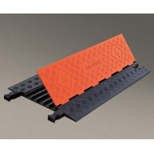 Picture of Checkers Safety Group GD5X75-ST-B-B 3 ft. Guard Dog Low Profile-5 Channel with Standard Ramps, Black Lid & Base