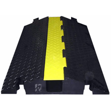 Picture of Checkers Safety Group YJ3TL-225-Y-B 3 Channel Yellow Jacket 45 Degee Left Turn