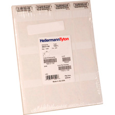 TAG9L-105 1 x 0.75 x 2.25 in. Self Laminating Laser Tags - Pack of 1000 -  HellermannTyton