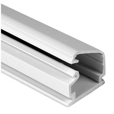 Picture of Hellermanntyton TSR1W-8A 0.75 in. x 8 ft. Surface Raceway with Stick - White