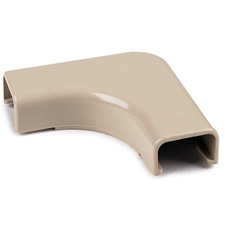 TSR3W-25-1 1.75 in. White Cable Raceway Elbow Cover, Pack of 10