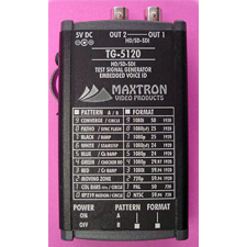 Picture of Maxtron Products TG-5120B SD-HD-SDI Pattern Generator with Battery Pack