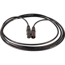 SC1.5XXJGY-B Black & Gold XLR 1.5 ft. Microphone Cable, Gray