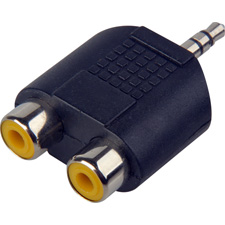 MPS-2PF 3.5 mm Stereo Dual RCAF Adaptor