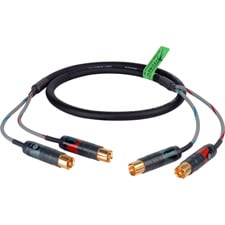 PROFI-2RCA-C6 6 ft. Professional 2RCA-2RCA Male Patching Audio Cable