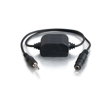 35-SAIT 21 in. & 3.5 mm Stereo Audio Isolation Transformer, Black
